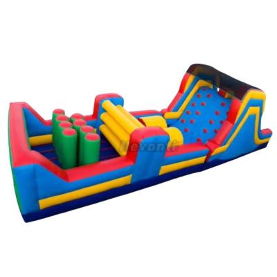 China Express or Train Shipping Method Castle Inflatable Match Obstacle Course for sale