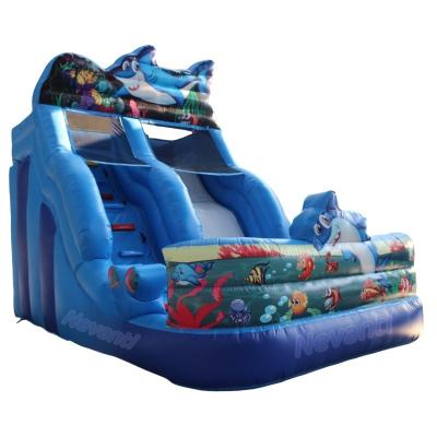 China 5-10 Passenger Capacity 2024 Inflatable White Water Slide Swing Set with Customized Color for sale