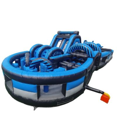 China Custom Inflatable Worm Tunnel Obstacle Course for Christmas By Sea Shipping Method for sale