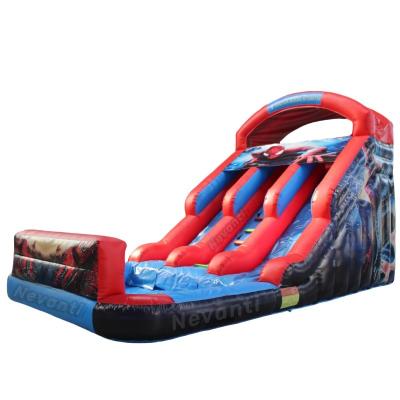 China 2024 Best Products Customized Color Commercial Giant Inflatable Water Slide with Pool for sale