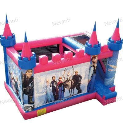 China 2024 Fashion Unisex Castle Bounce House with Inflatable Cinderella Design and 10x10 Size for sale