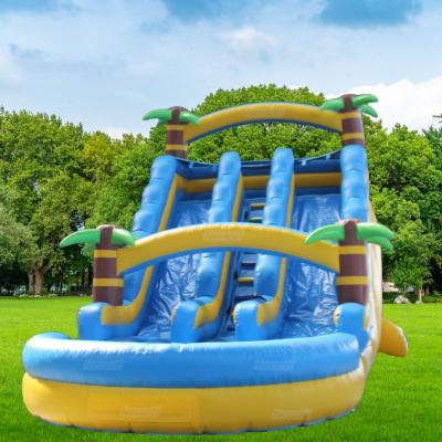 China 2024 Commercial Inflatable Water Slide with Customized Size and Custom Logo Printed for sale