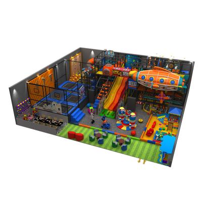 China Indoor Shopping Mall Kids Playground Set with Trampoline Max Capacity＞500kg 400sqm Play Area for sale