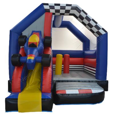 China Customized Color 18ft Module Castle Inflatable Wet Dry Slide for Children PVC Material for sale