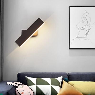 China Modern Dimmable Touch Wall Lighting Rotatable Home Decor For Living Room Bedroom Track Bedside Reading Manufacturers Wholesale for sale