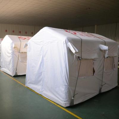 China Water Proof / Sun Proof Waterproof Medical Hospital Tents Inflatable Campaign Relief Tents For Disasters for sale