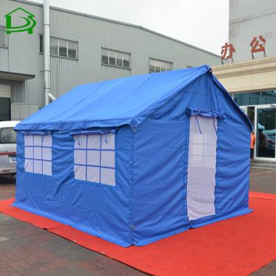 China UV-resistant emergency tube un survival bule shelter natura disaster relief tent for sale for sale