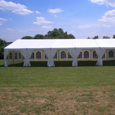 China Outdoor UV-Resistant White PVC Sun Canopy Large Waterproof BBQ Event Marquee Party Tent for sale