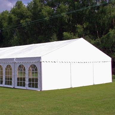 China Large Outdoor UV-Resistant White Waterproof PVC Wedding Clear Marquee Tent For Rental for sale