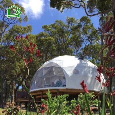 China Diameter Steel Pipe Soccer Luxurious Resort Tent 5M Geodesic Aluminum Igloo for sale