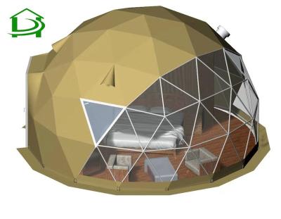 China UV-resistant large outdoor winter geodesic dome resort house glamping tents for sale for sale