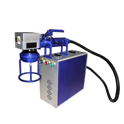 China Handheld Laser Fiber Laser Marking Marking Machine Cut And Engrave On Metal 20w30w50w for sale