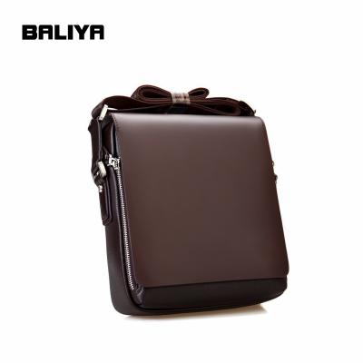 China Stylish Luxury Man Shoulder BALIYA 2021 Men Shoulder Bag Genuine Leather Bag for sale