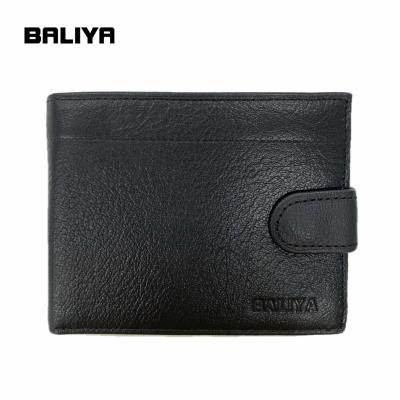 China BALIYA Waterproof Small Wallets Leather Short Thin Men Purse For Men Leather Wallet for sale