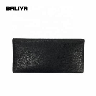 China RFID BALIYA Luxury Genuine Leather Good Color Men Wallets For Formal Occasion Pure Leather for sale