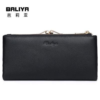 China Wholesale BALIYA Large Capacity Ladies Long Wallet Handbags Phone Bag Leather Wallets For Fashionable Women for sale