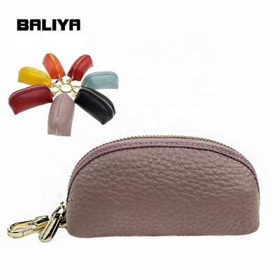 China BALIYA 2021 Fashion New Products Leather Car Head Case For Women Mini Bag Custom Logo Coin Purse Genuine Leather for sale