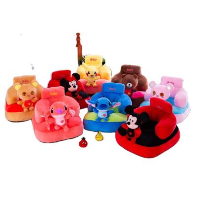 China Safe Shape And Comfortable And Lovely Plush Chair Stuffed Baby Gift Learn Seat Support Child Sofa for sale