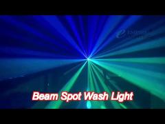 cmy cto zoom 600w white led module beam spot wash light with 7 interchangeable gobos and animation