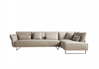 China Bequeme Sofa aus Halbleder Liegestelle Design Elegantes Sofa zu verkaufen