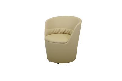 China Tufted Design Comfortable Lobby Lounge Furniture Ergonomic Fabric Chair for sale