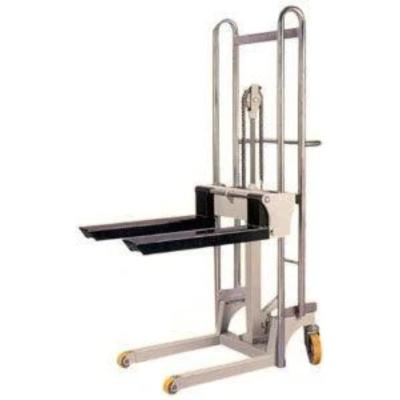 China Machinery Repair Shops Mini Winch Platform Stacker for sale