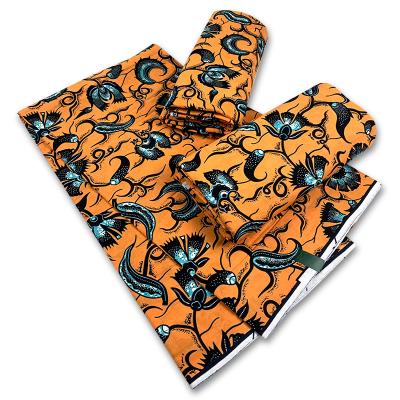 China Anti-Static Hot Selling Nigerian African Wax Printed Fabrics In 2021 Real Real Wax Printed Fabrics for sale