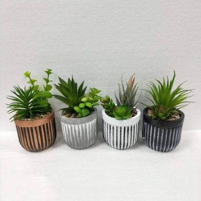 China Factory Modern Cement Flower Garden Pots Manufacture Outdoor Cement Flower Pot for sale