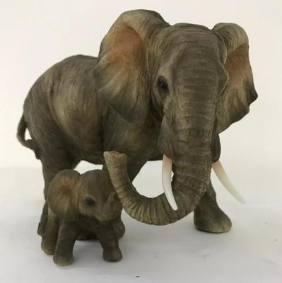 China Happy China Mother and Kids Elephant Family Resin Gifts and Crafts Figurines, Elephant Indoor and Outdoor Decor for sale