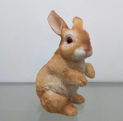 China China Hot Sale Resin Animal Rabbit Home Decor, Polyresin Rabbit Sculpture for sale