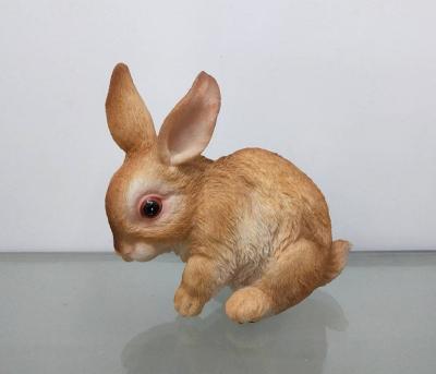 China China indoor home decoration polyresin rabbit statue for sale animal figurine for sale