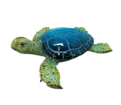 China China Polyresin Sea Turtle Sculpture , Turtles And Crafts Resin Gifts Animal Statues for sale