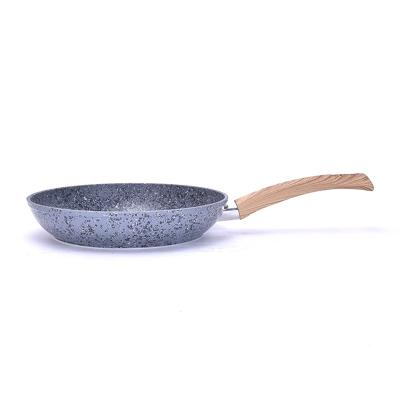 China Sustainable Granite Effect Forged Nonstick Frying Pan For Kitchen Cooking for sale