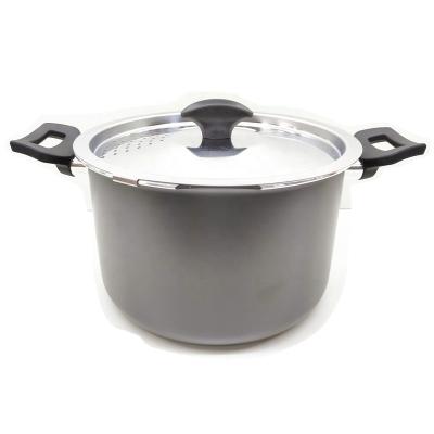 China Factory Sustainable Supply High Quality Aluminum Nonstick Coating Cooking Pot Stock Pot Pasta Pot for sale