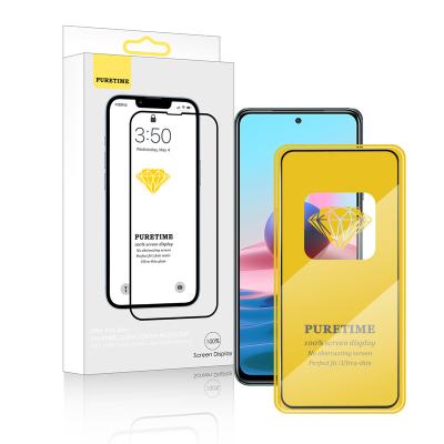 China For Redmi Note 10 5G Screen Protector For Redmi Note 10s Manufacturer Full HD 9H Glue Clear Tempered Glass Phone Screen Protectors Wholesale for sale