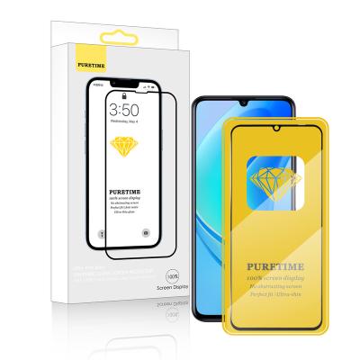 China Mobile Phone Anti-fingerprint Screen Protector For HUAWEI Appreciate 50 9H Full HD Glue Clear Tempered Glass Phone Screen Protectors for sale