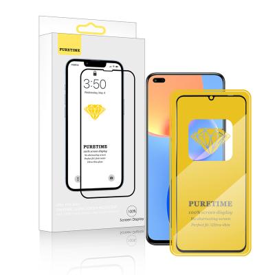 China For Honor Play5 5G Anti-Explosion Screen Protector For Honor Play 5 Full Glue 9H HD Clear Tempered Glass Phone Screen Protectors for sale