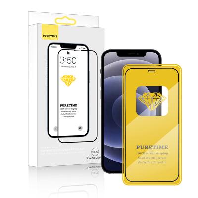 China For iphone 12 Pro Max Screen Protector For iPhone 12 Mini Manufacturer Full HD 9H Clear Tempered Glass Phone Screen Protectors Wholesale for sale