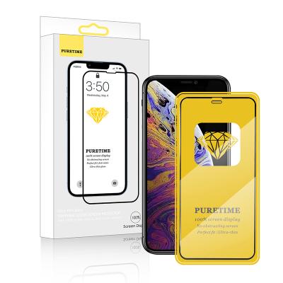 China For iphone 11 Pro Max Cell Phone Screen Protector For iPhone XS Manufacturer Wholesale 9H Hardness HD Tempered Glass Phone Screen Protectors for sale