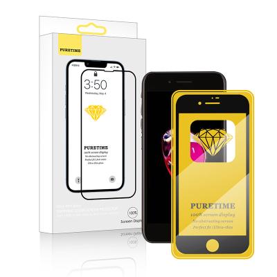 China For iphone 7 Cellphone Screen Protector For iPhone 7 9H HD Clear Ultra Thin Tempered Glass Phone Screen Protectors Wholesale for sale