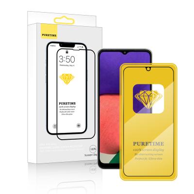 China For Galaxy M22 Anti-oil Screen Protector For Samsung M22 Full HD 9H Clear Tempered Glass Phone Screen Protectors Wholesale for sale