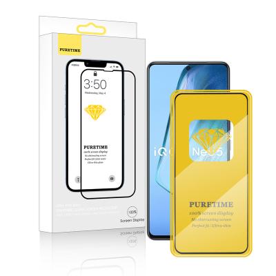 China For iQoo 9 Screen Protector For IQOO 5 Manufacturer Full HD Glue 9H Clear Tempered Glass Phone Screen Protectors Wholesale for sale