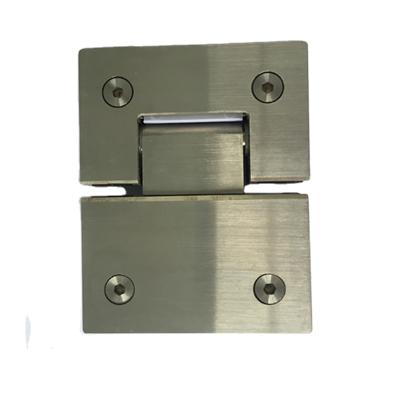 China Shower Hinge Fast Delivery Bright Finish Shower Hinge Fencing Stainless Steel Glass Flanges for sale