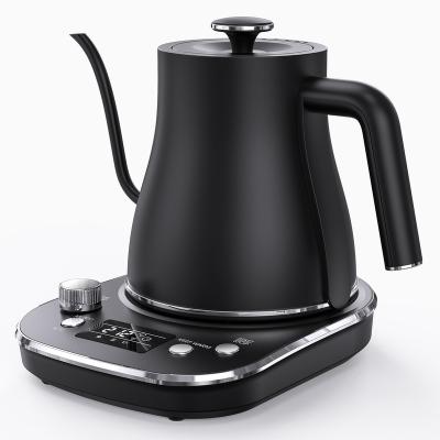 China WITH LID 2022 Hot Sale Stainless Steel Electric Coffee Kettle With Temperature Control for sale