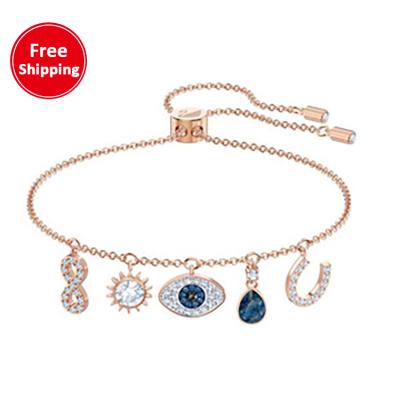 China Fashion Devil Eyes Fashion Trend Necklace Bracelet Earrings Clavicle Necklace New for sale