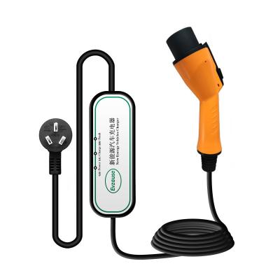 China shenzhen adjustable ccs2 type 2 electric charger auto gbt cable ac 16a fast portable ev chargering station 16A Portable Ev Charger for sale