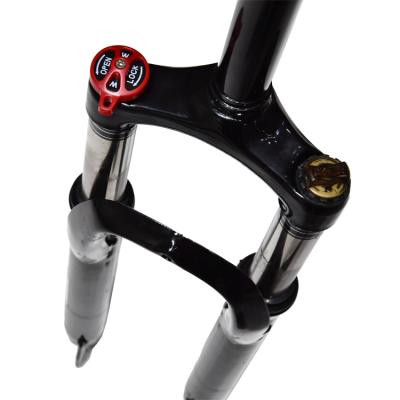 China GuoYuan Mtb Bicycle Fork Hydraulic Locking Hydraulic Locking Front Fork Bicycle Bike Parts Suspension Bike Fork for sale