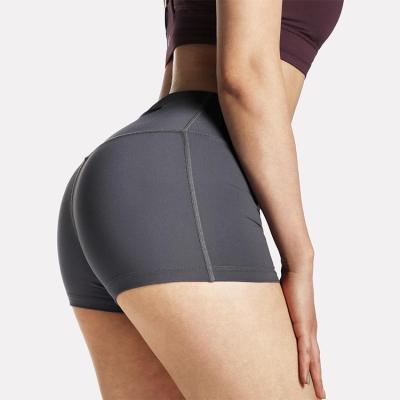 China Breathable Back Pocket Elastic Back Pocket Women's Shorts Tights Sports Tight Running Gaiters Layer Breathable for sale