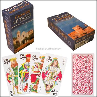 China High Quality 300gsm Art Paper France Tarot Poker Paper Playing Cards for sale