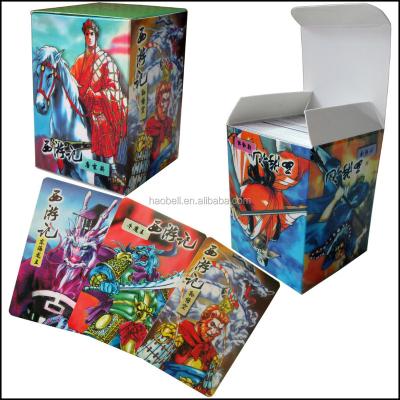 China Customized Paper Material Paper Collecting Game Cards Memory Card Game Cards for sale